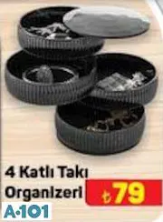 4 KATLI TAKI ORGANİZERİ